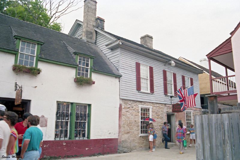 Rodriquez-Avero-Sanchez House on St. George Street, St. Augustine, 1986