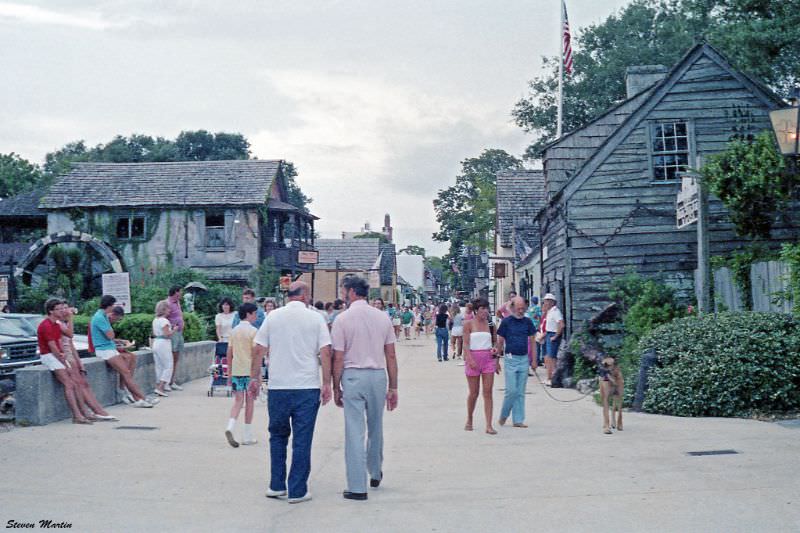 St George Street, St. Augustine, 1986