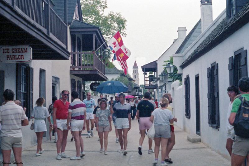 St George Street, St. Augustine, 1986