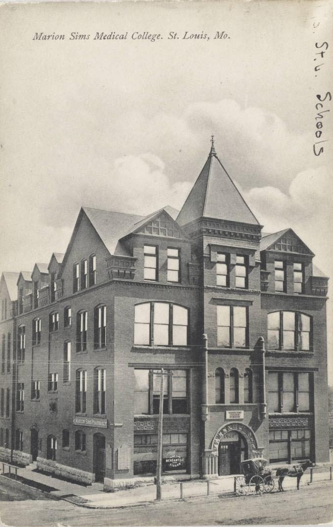 The Marion Sims-Beaumont College of Medicine, owned by a group of St. Louis physicians, was incorporated into St. Louis University in 1903.