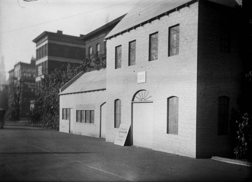 Reproduction of the first City Hall, 1900s