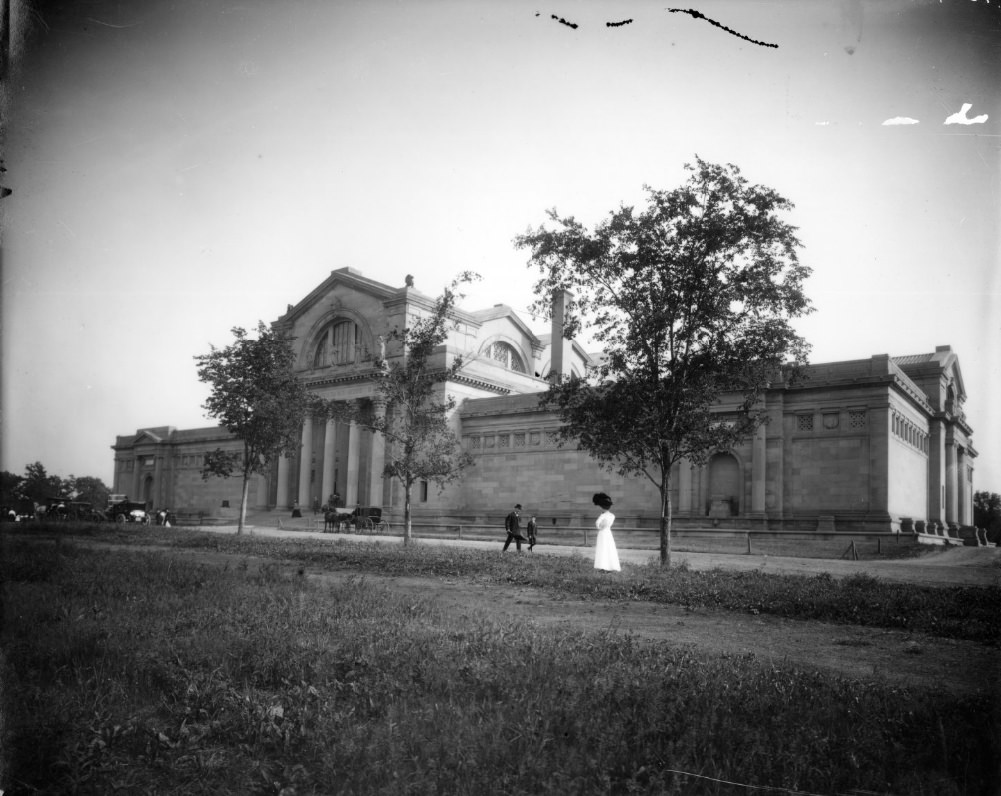 Saint Louis Art Museum building, 1900