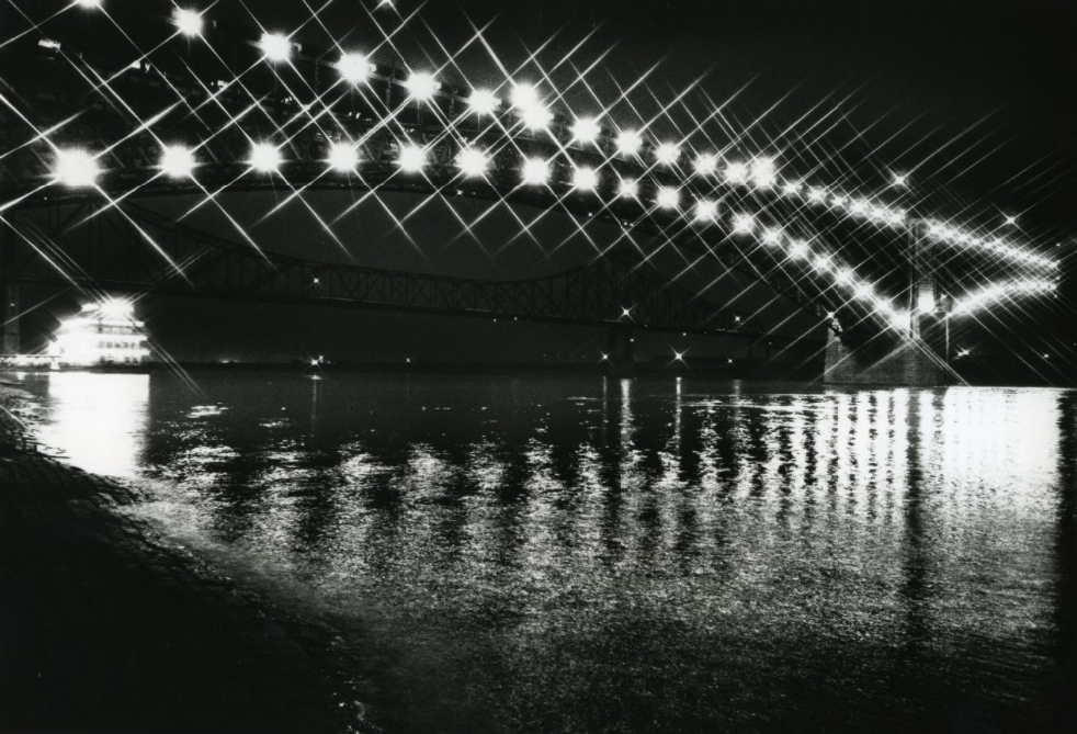 The Lighted Eads Bridge, 1981