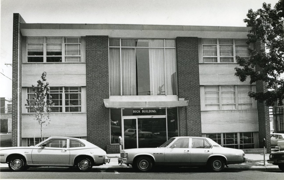 The Beck Building at 7811 Carondelet Ave, 1981