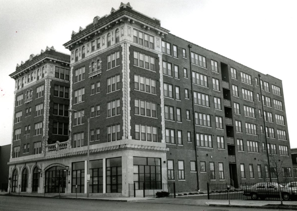 Moving clockwise, is a picture of the Del Monte Building on Delmar Boulevard where Burns plans eventually to relocate, 1986