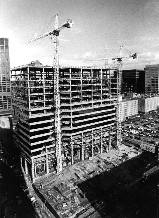 Gateway Tower Building Construction, 1986