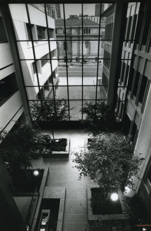 Atrium of Farm Credit Banks Building, 1983