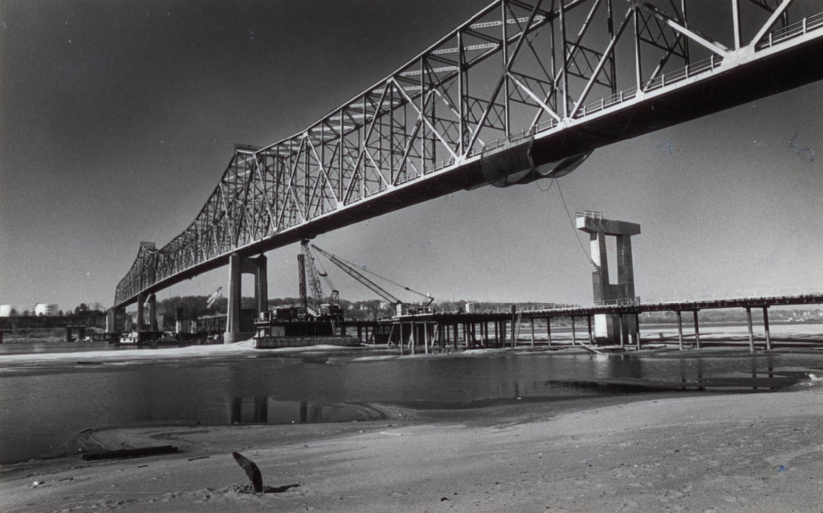 Jefferson Barracks Bridge Piers, 1981