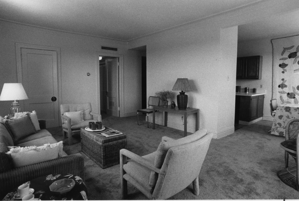 Versailles Apartments - Sitting room, 1981