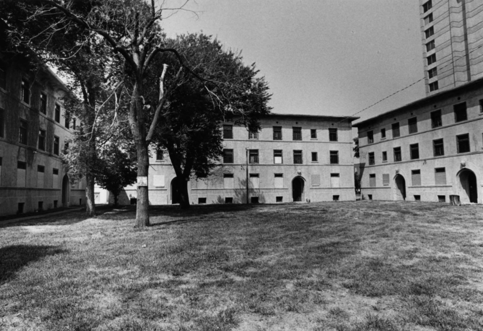 Donaldson (Court) Apartments Courtyard, 1983
