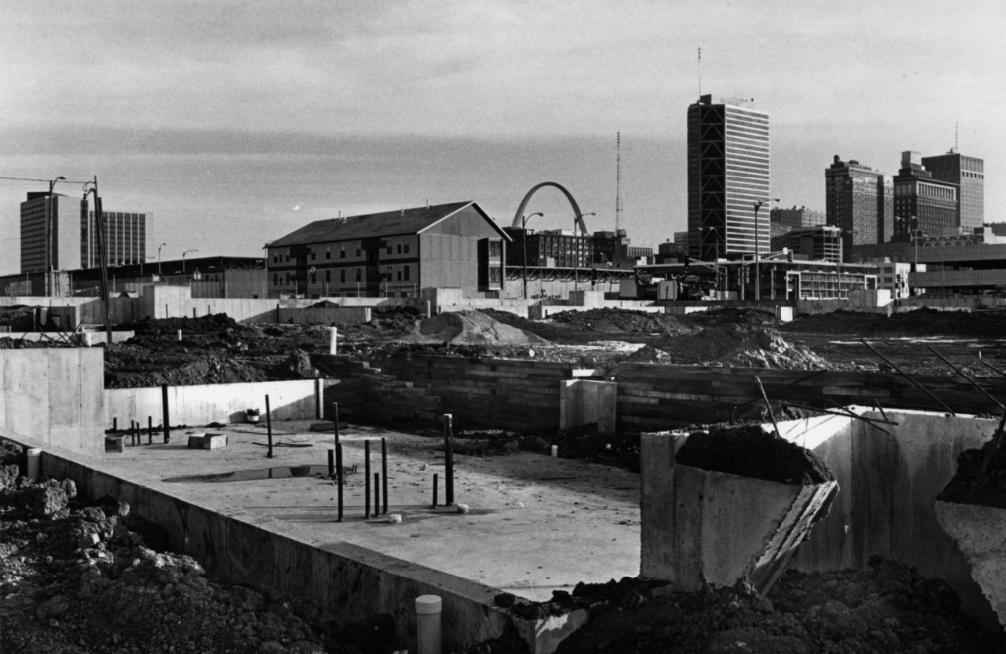 Housing Under Construction at Columbus Square, 1981