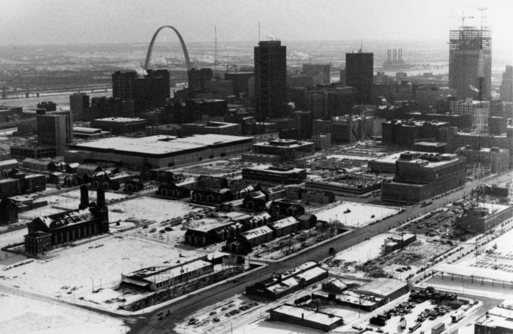 Construction At Columbus Square Apartments, 1984