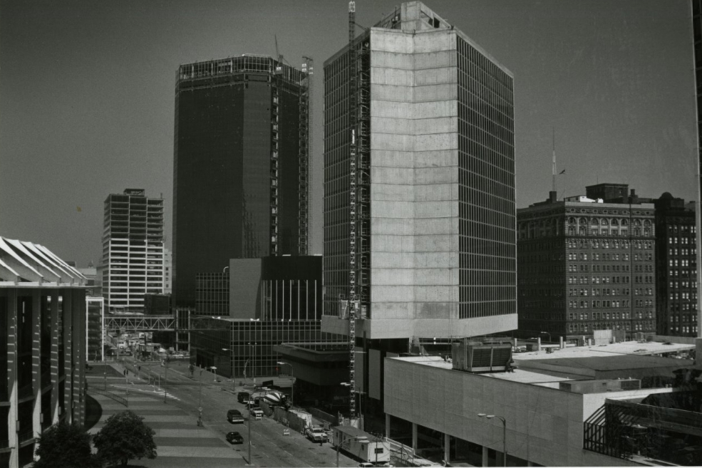 First National Bank (exterior) Remodel Finishing, 1981