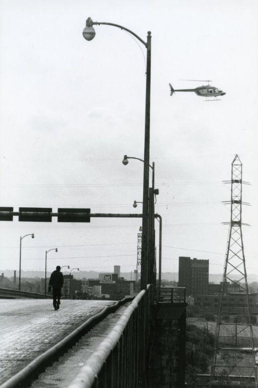 A Morning Walk on Eads Bridge, 1985