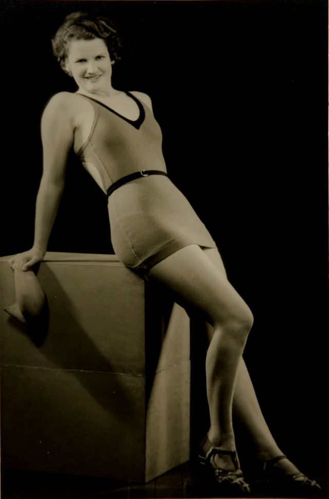 Sultry Summer: The Alluring Swimwear of Peter O'Sullivan from the 1930s