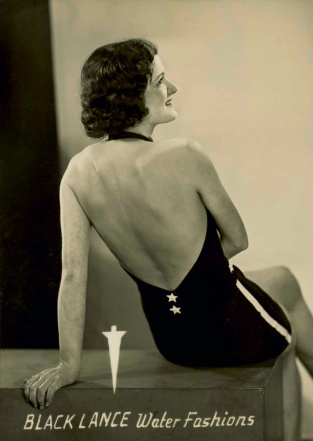 Sultry Summer: The Alluring Swimwear of Peter O'Sullivan from the 1930s