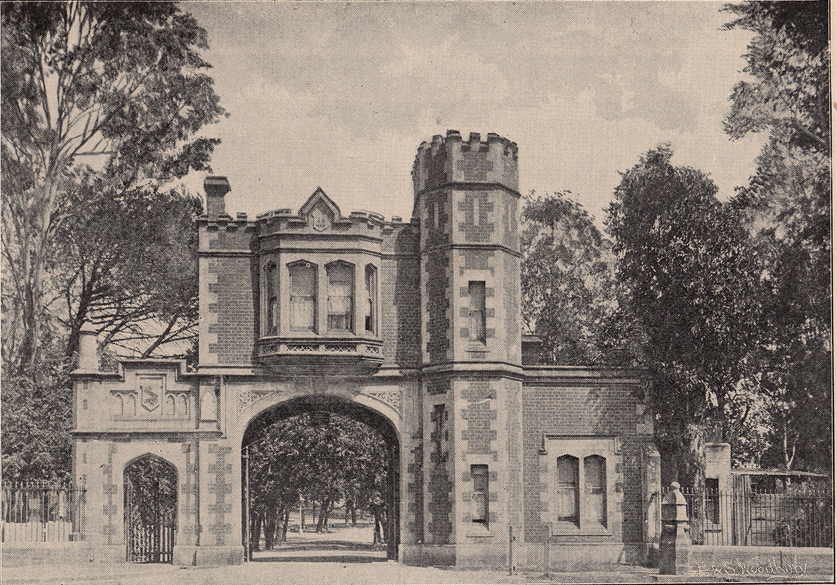Park entrance, Parramatta, 1897