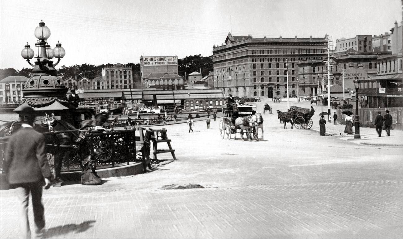 Circular Quay, Sydney, 1890s