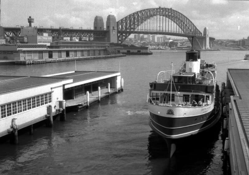 Circular Quay, Sydney, 1968
