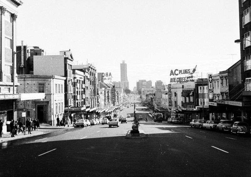 William Street, Sydney, 1968