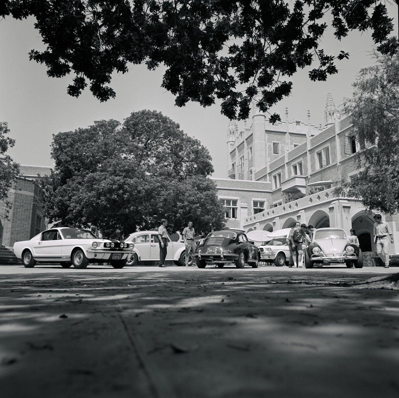 Sports Cars at UCLA Campus, 1960s