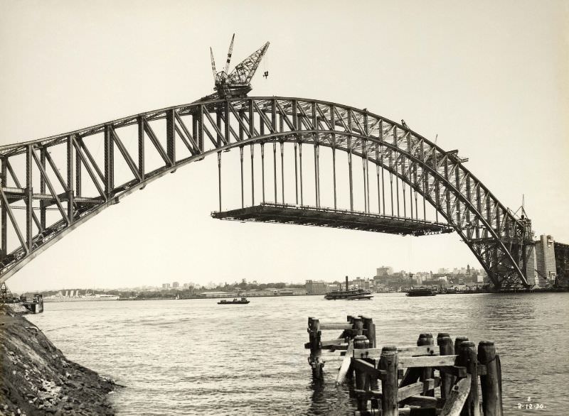 View from Milson's Point, December 2, 1930
