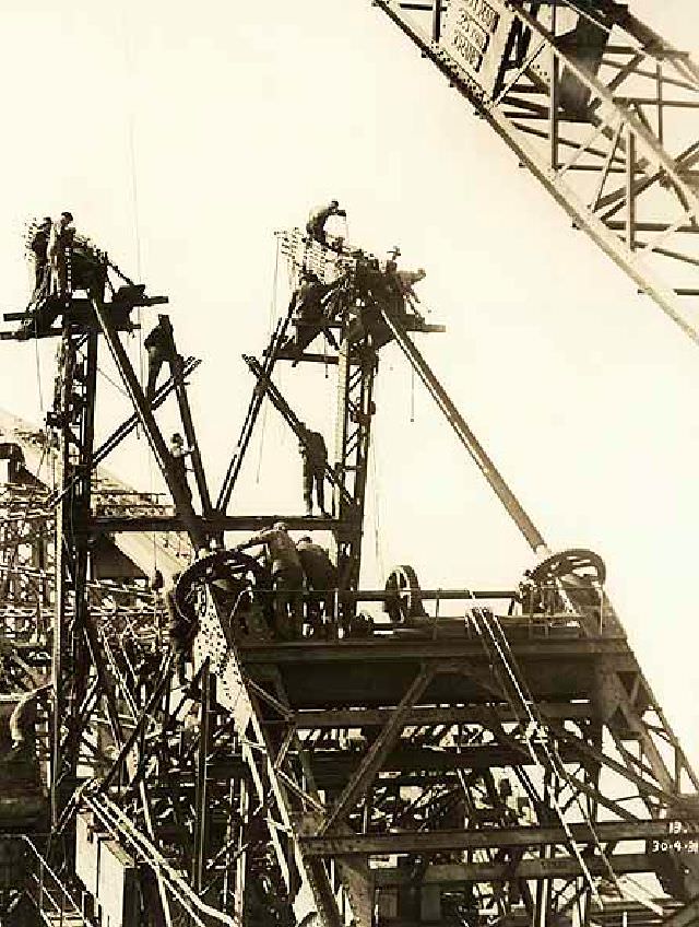 Dismantled Creeper Crane, April 30, 1931