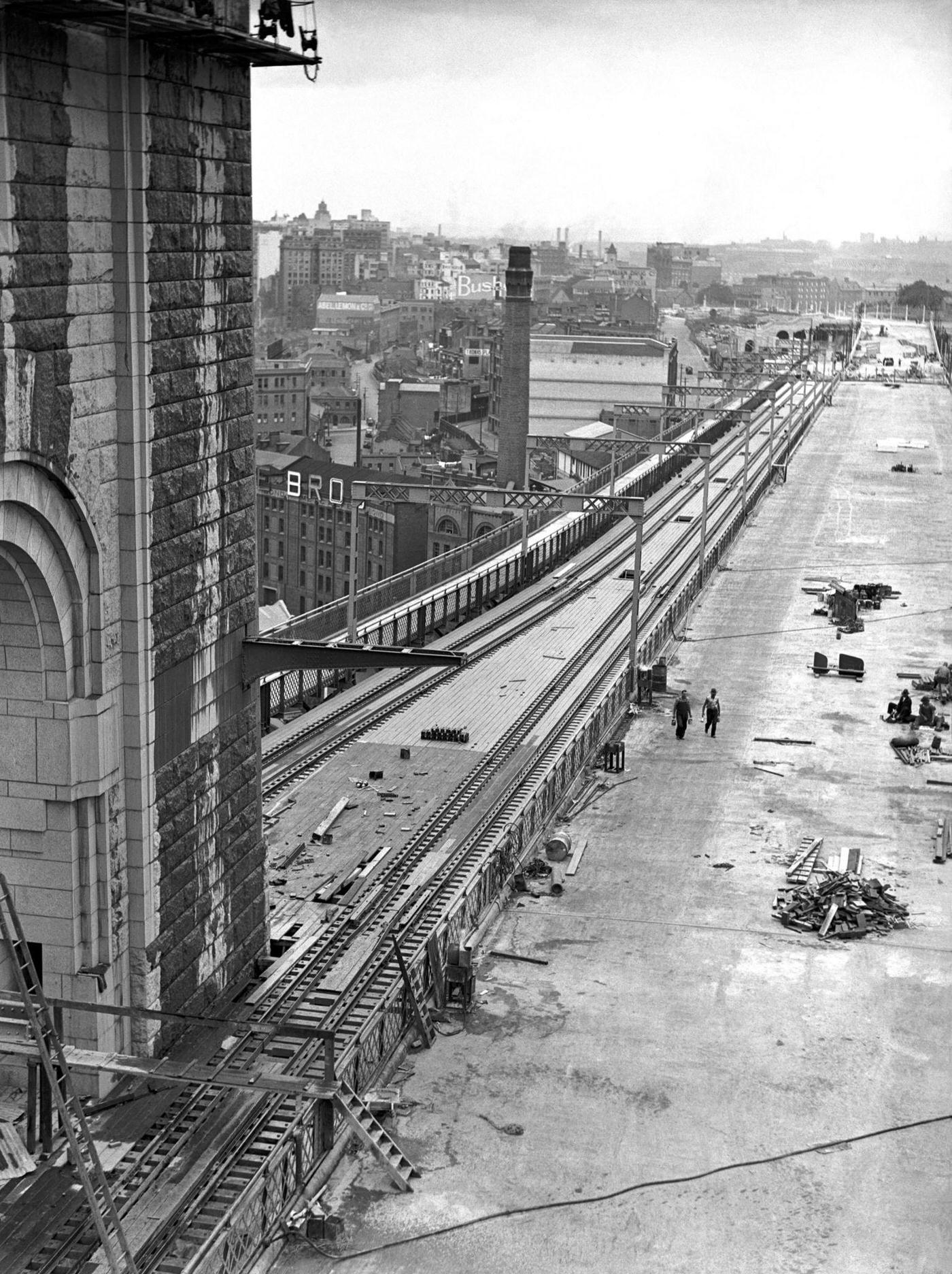 Sydney Harbor Bridge Construction, 1930s