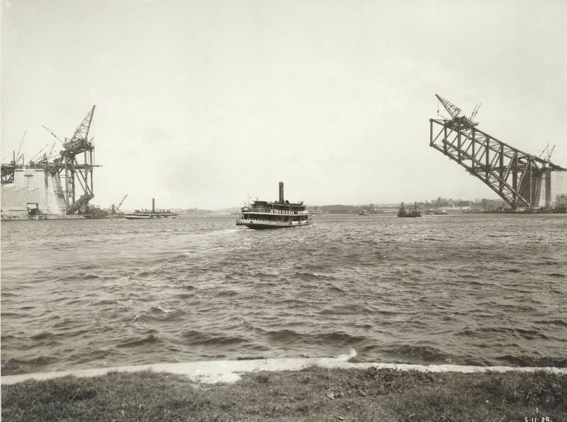 View from McMahon's Point, November 5, 1929