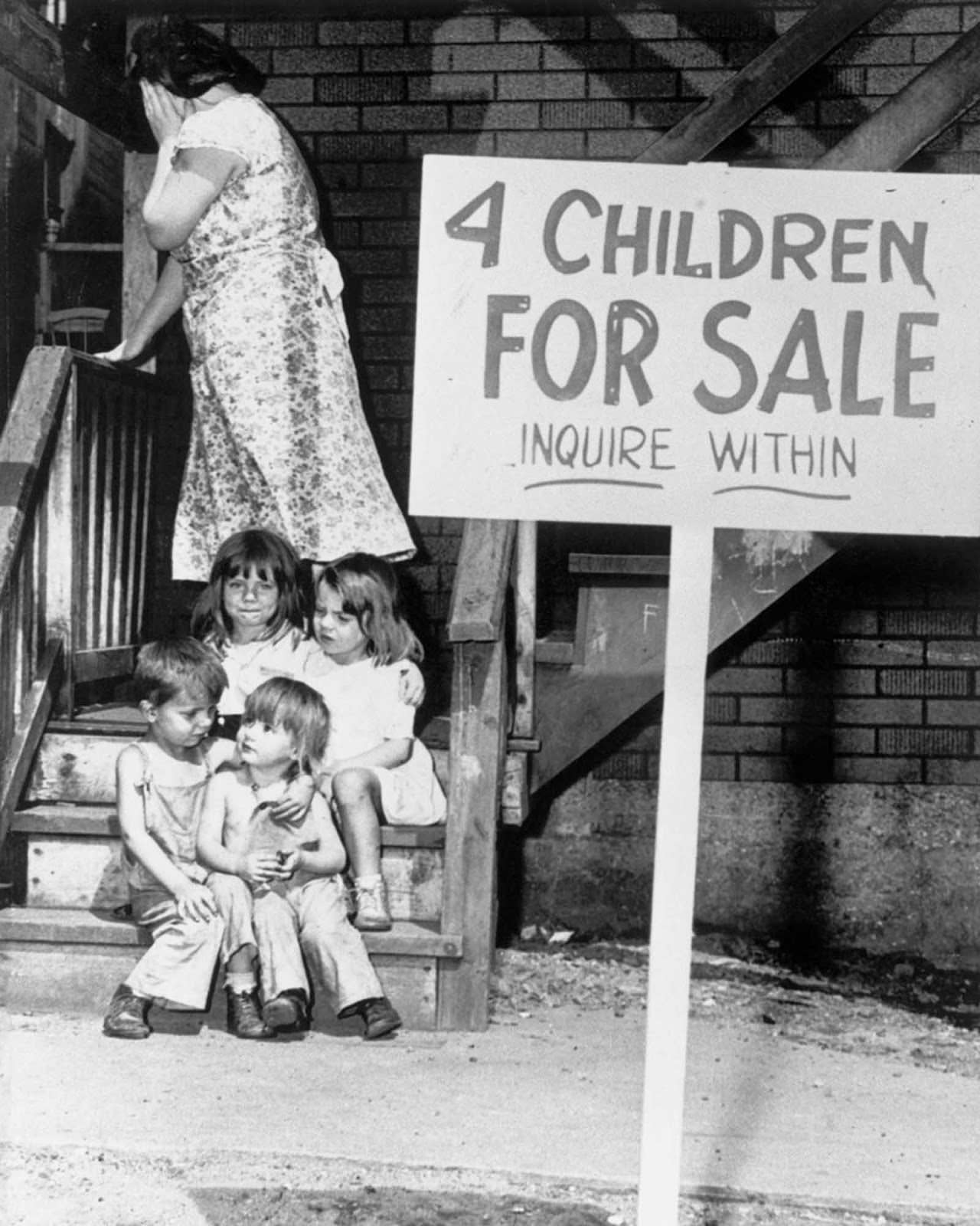 The Chalifoux Family: The Tragic Story Behind the Iconic 'Children for Sale' Image