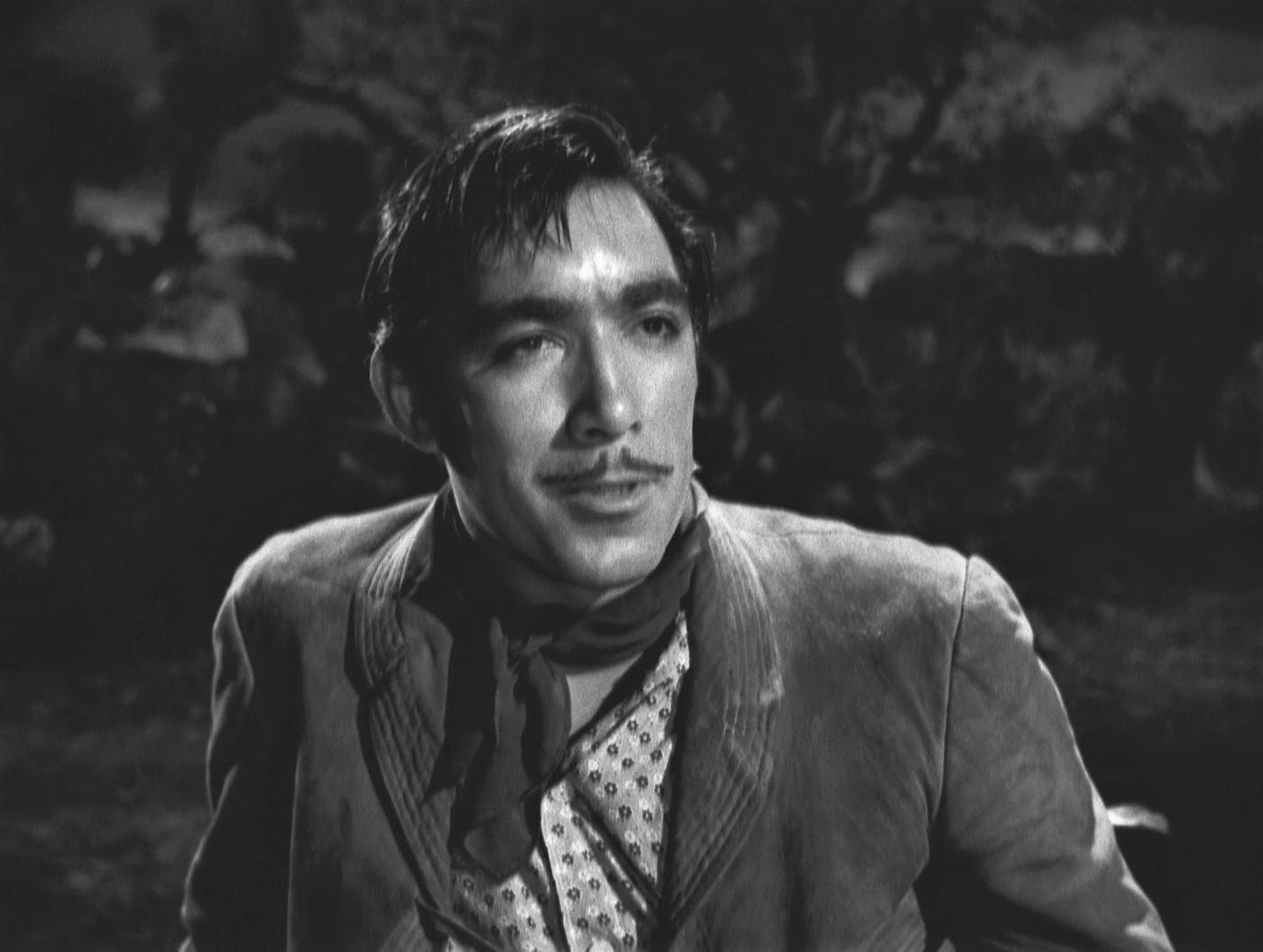 Anthony Quinn in The Ox-Bow Incident (1942)