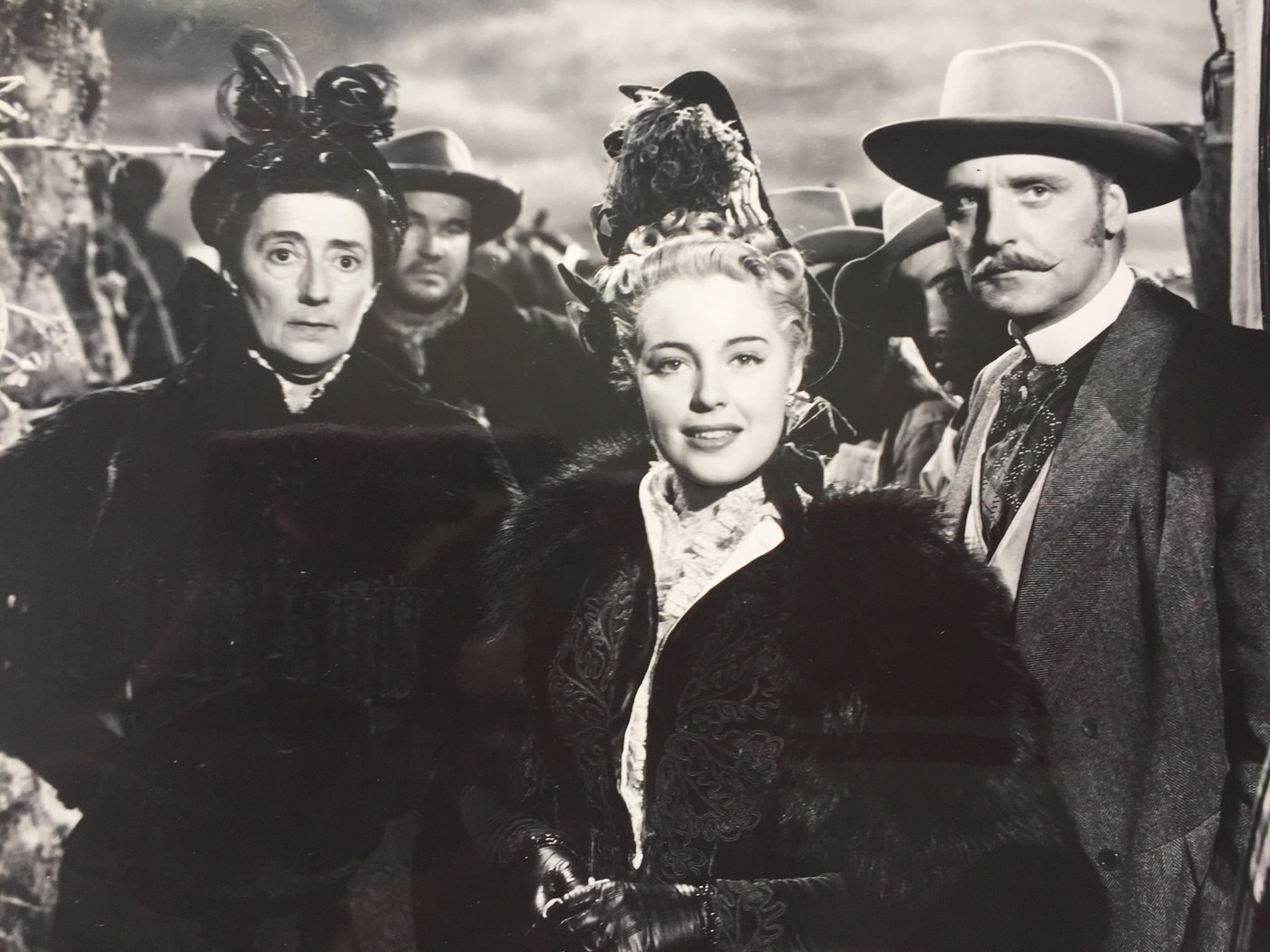 Stanley Andrews, Mary Beth Hughes, and Almira Sessions in The Ox-Bow Incident (1942)