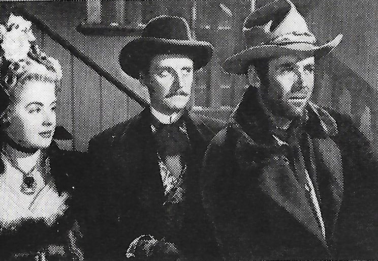Henry Fonda, Mary Beth Hughes, and George Meeker in The Ox-Bow Incident (1942)
