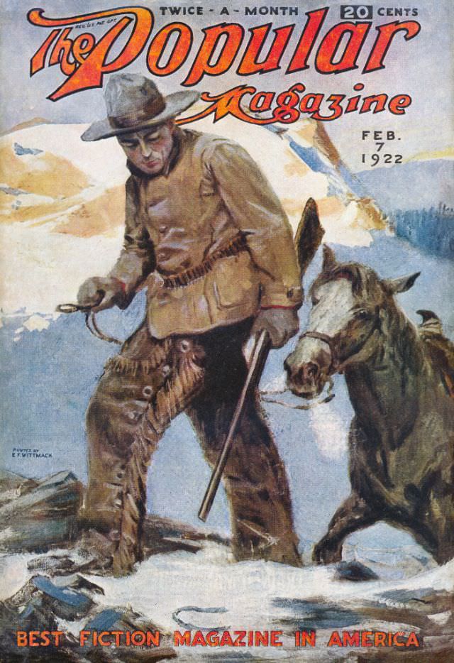 Popular magazine cover, February 7, 1922