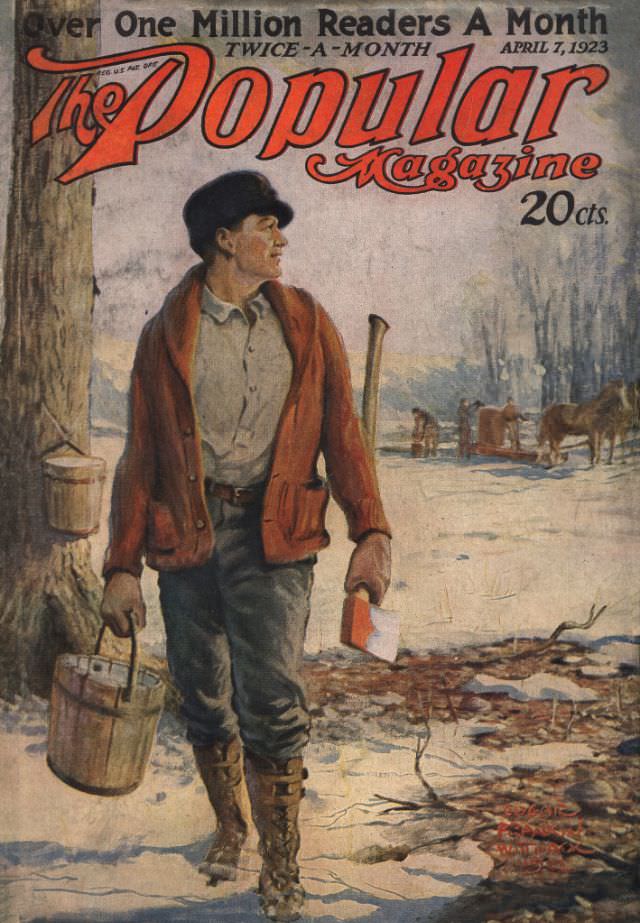 Popular magazine cover, April 7, 1923