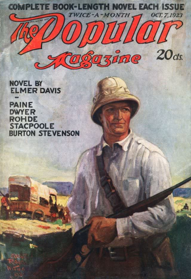 Popular magazine cover, October 7, 1923