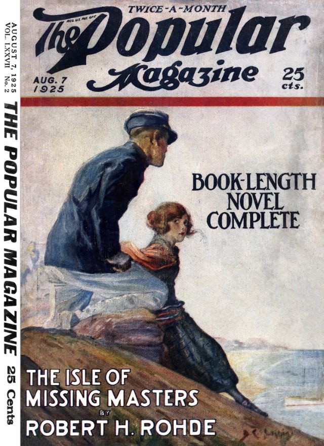 Popular magazine cover, Augsut 7, 1925