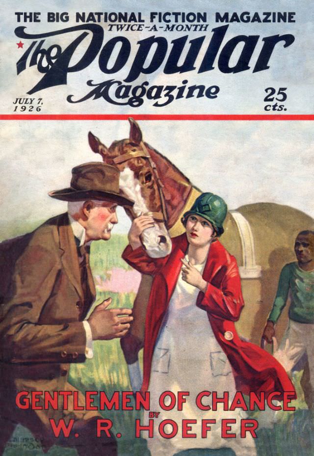 Popular magazine cover, July 7, 1926