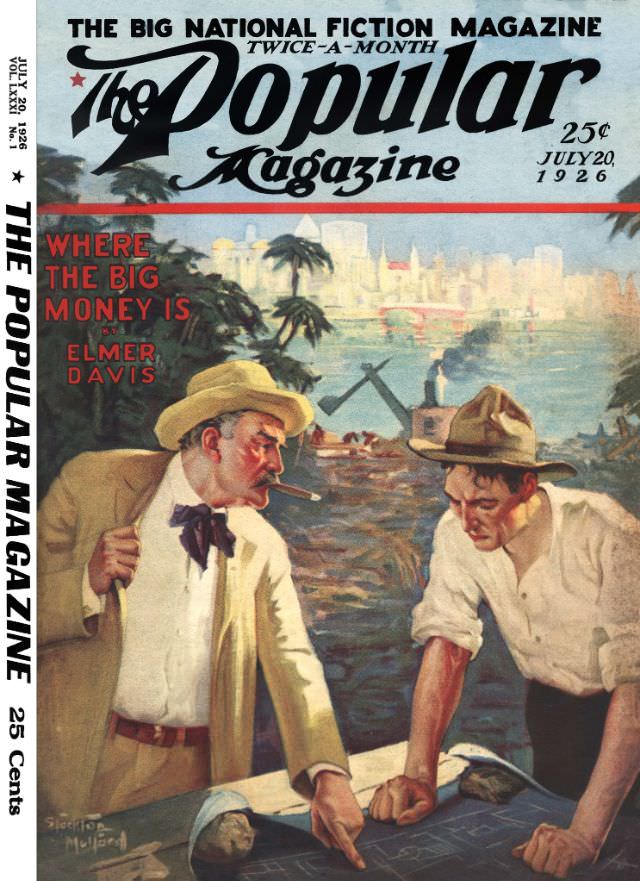 Popular magazine cover, July 20, 1926