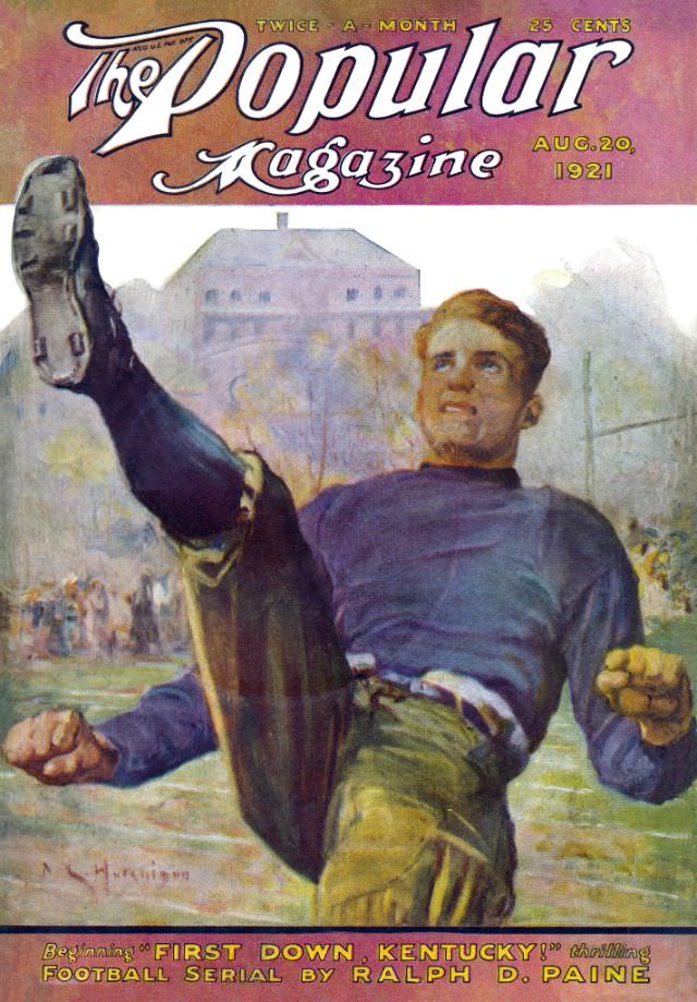 Popular magazine cover, August 20, 1921