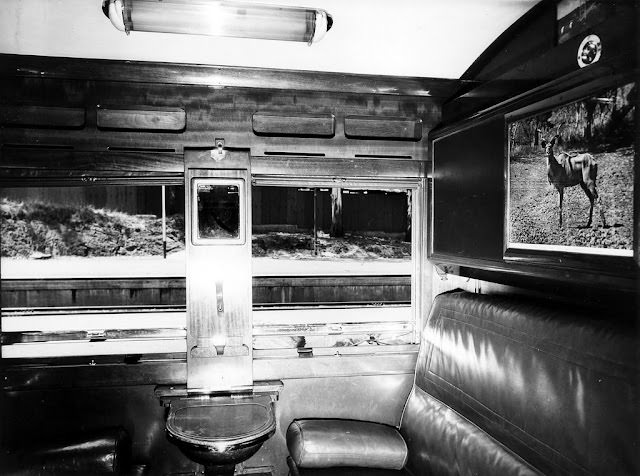Interior of a First Class compartment