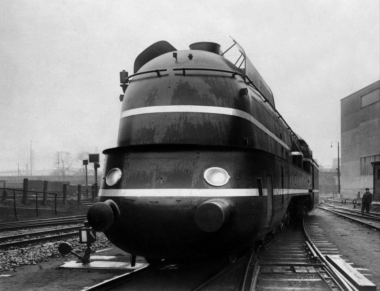 Streamlined - steam locomotive of the Friedrich Krupp