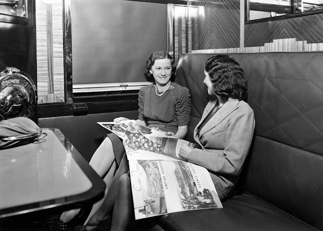 Blue Train couple in the 1940s