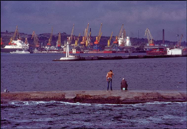 A view of Odessa port.