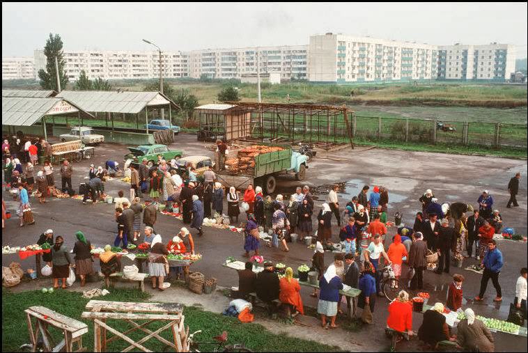 The local market in Pereslav, a town 60 km south of Kyiv.