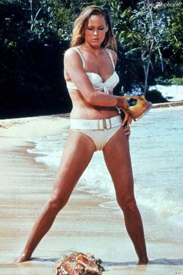Uncovering the Timeless Charm of Ursula Andress's Ivory Cotton Bikini from Dr. No 1962