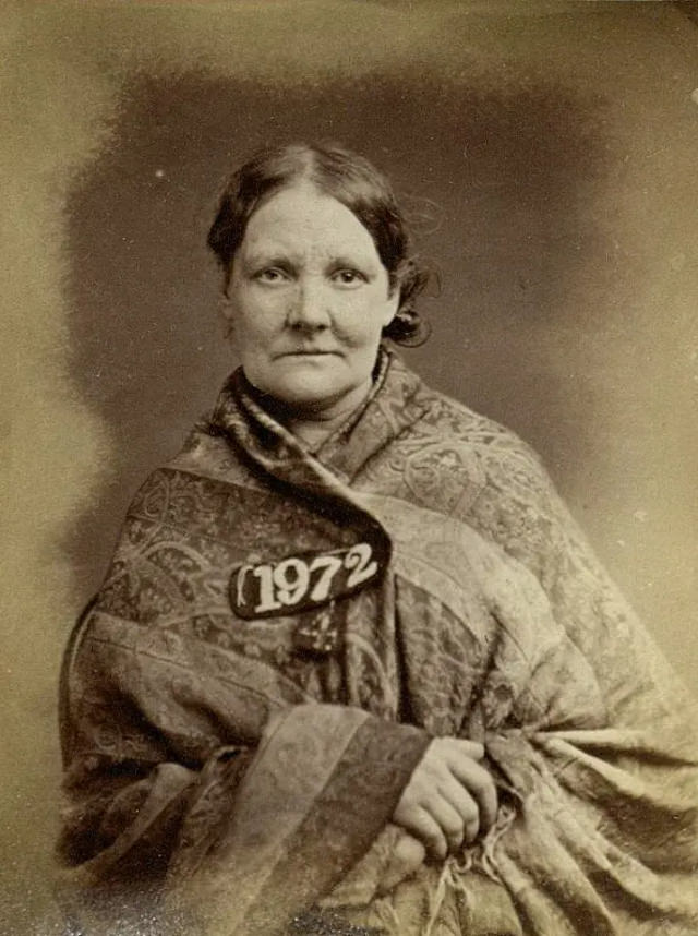 Caroline Lightfoot, 51, stole a drinking glass in early December 1872. She was given two months’ hard labor.
