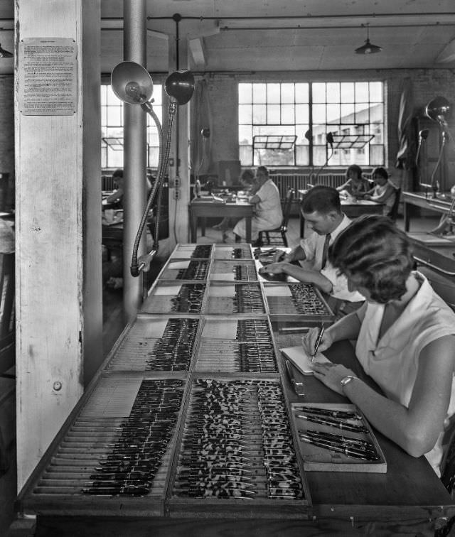 Sheaffer fountain pen factory, Fort Madison, Iowa, 1935