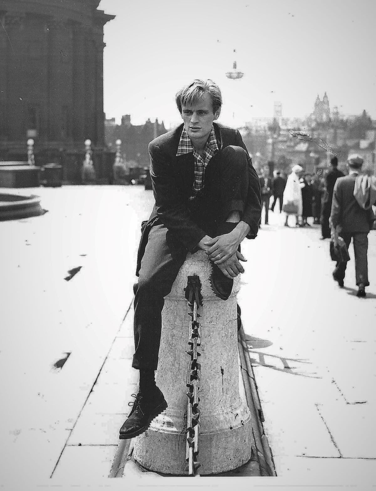 David McCallum as the fire-starter Johnnie Murphy in ‘Violent Playground’.