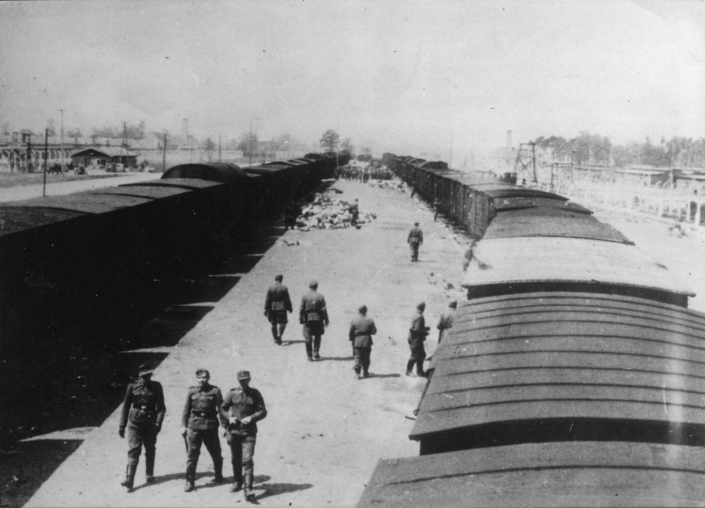 Trainstation of the concentration camp Auschwitz/Birkenau. Poland.